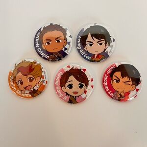 Anime Character Button Set - Yuri!!! On Ice Collectible